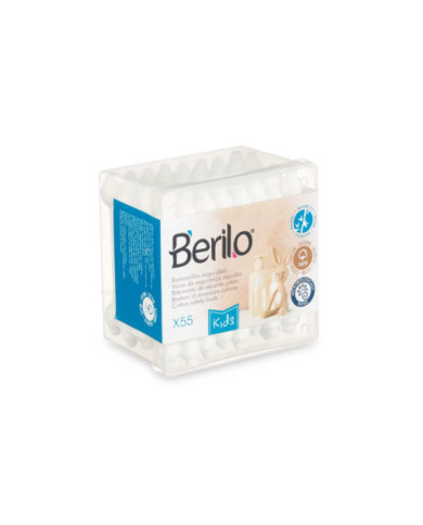 CAJA 55 BASTONCILLOS OIDOS BAMBU BEBE