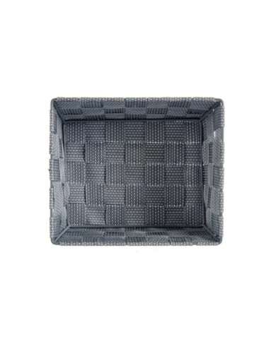 CESTA TELA RECT SIN ASAS 17CM GRIS