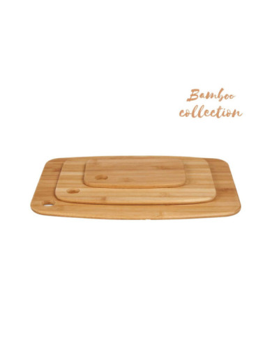 SET 3 TABLAS CORTAR BAMBU