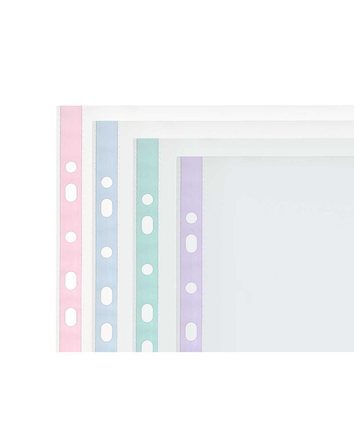 SET 25 FUNDAS TRANSPARENTES COLOR FOLIO