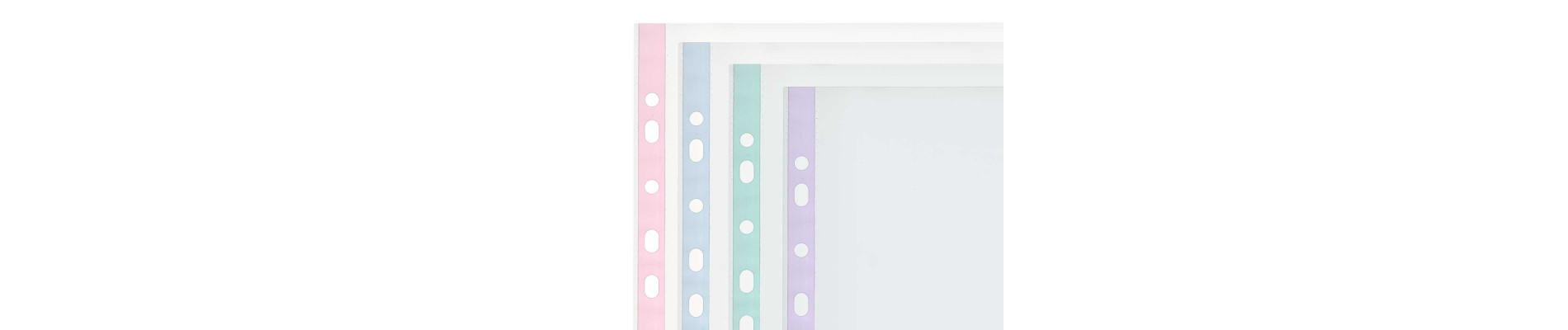 SET 25 FUNDAS TRANSPARENTES COLOR FOLIO