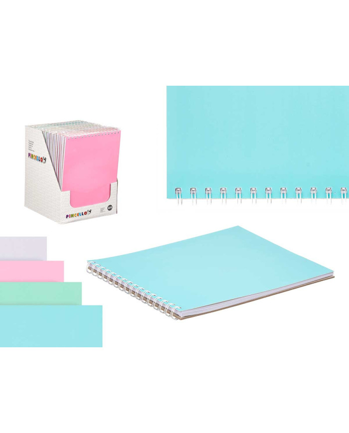 TOMANOTAS A4 40 HOJAS ANILLO COLOR PASTEL SURT 4