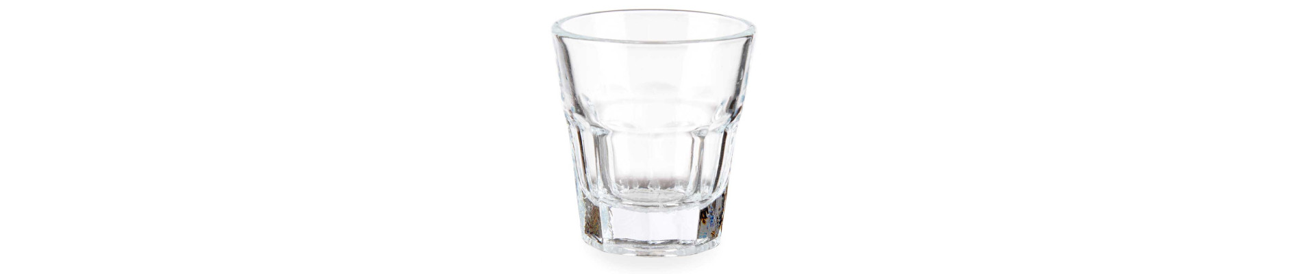SET 6 VASOS VIDRIO CHUPITO BAJOS 40ML