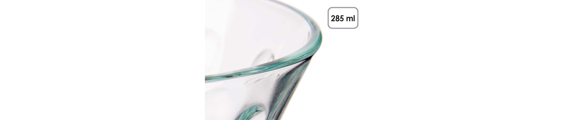 BOL VIDRIO APERITIVO CONICO C PUNTOS 285ML