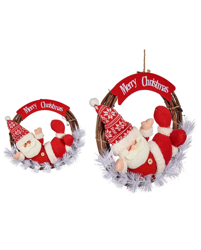 ARO DECORATIVO PAPA NOEL