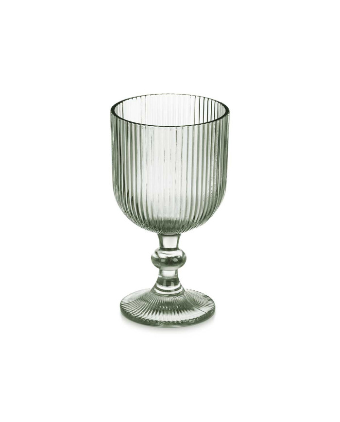 COPA AGUA 370ML VERDE MUSGO RAYAS