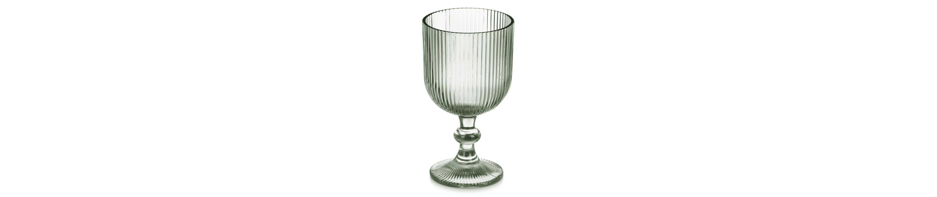 COPA AGUA 370ML VERDE MUSGO RAYAS