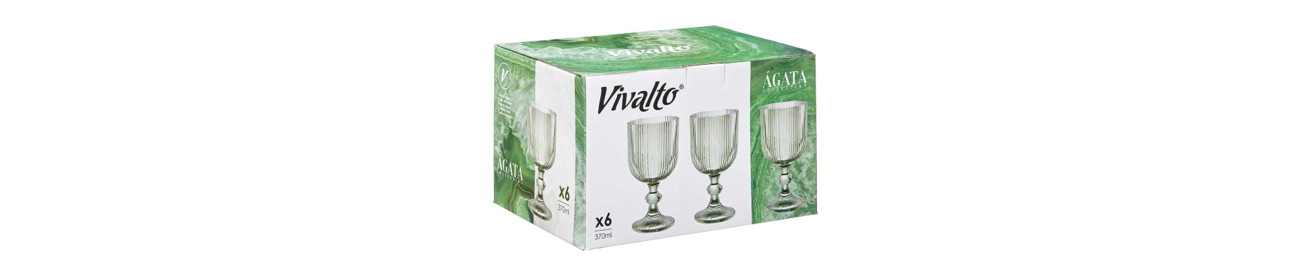 COPA AGUA 370ML VERDE MUSGO RAYAS