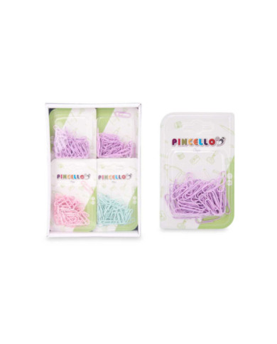 CLIPS 60 PZS MEDIANO SURT 3 COLORES