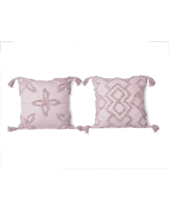 COJIN BORDADO GRIS 45X45 CM SURT 3