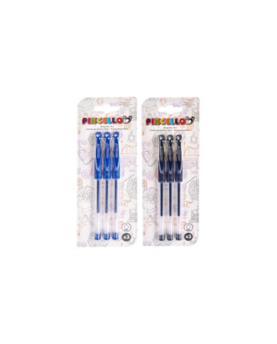 SET 3 BOLIGRAFOS PUNTA GEL SURT 2