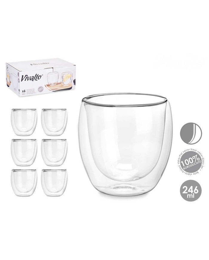 VASO BOROSILICATO AGUA 246 ML