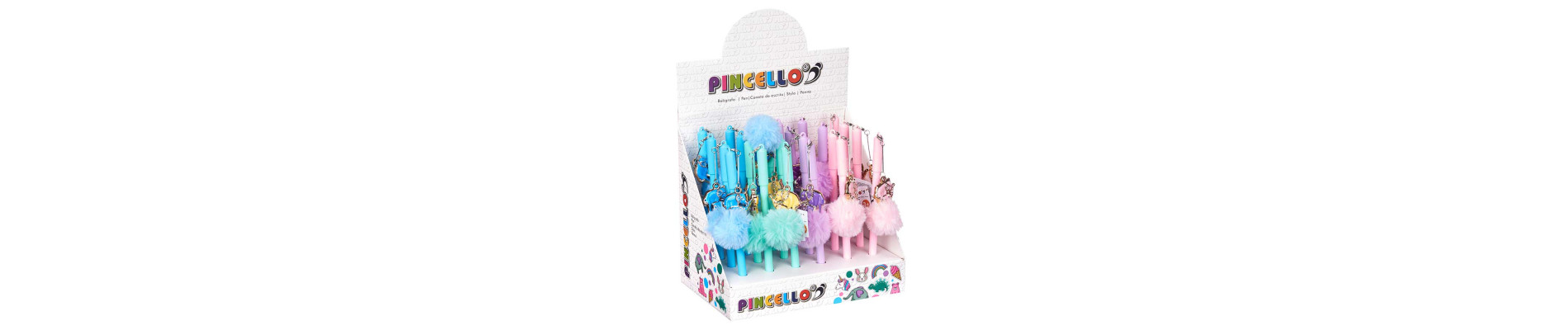 BOLIGRAFO POMPON ELEFANTE SURT 4