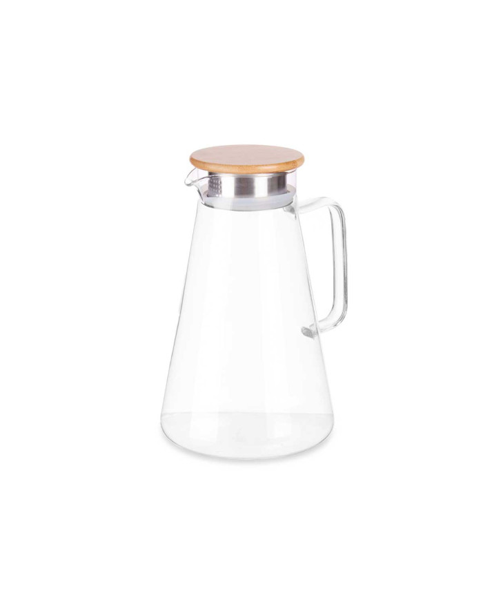 JARRA BOROSILICATO TAPA BAMBU 1,7L