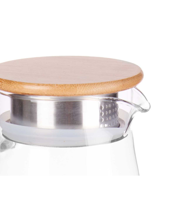 JARRA BOROSILICATO TAPA BAMBU 1,7L