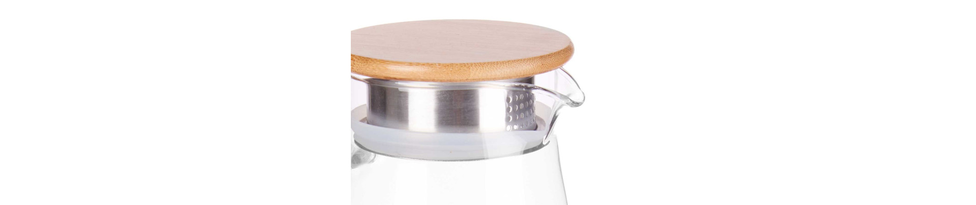 JARRA BOROSILICATO TAPA BAMBU 1,7L