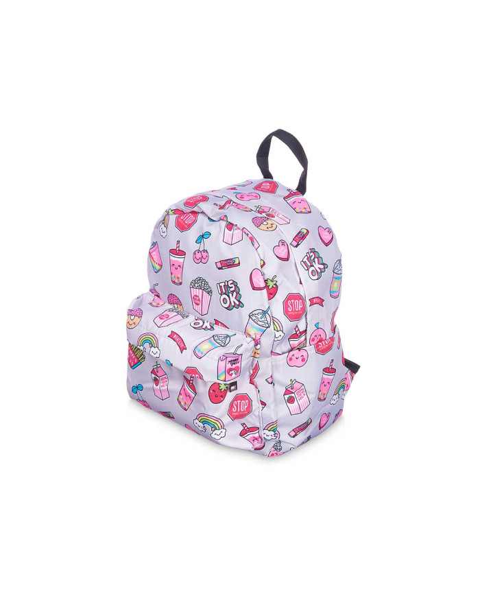 MOCHILA INFANTIL ARCOIRIS GRIS