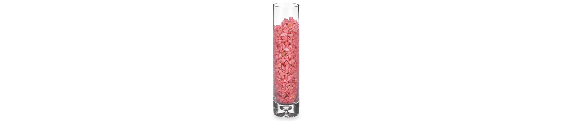 BOTE PIEDRA DECORATIVA 1,2KG ROSA