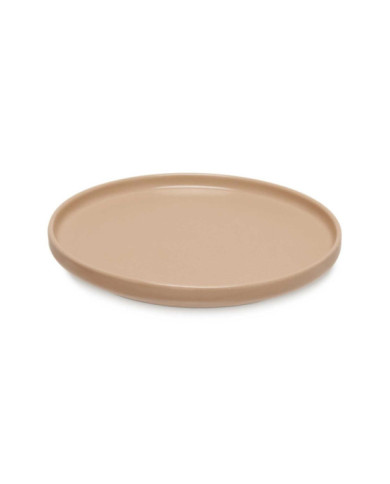 PLATO LLANO GRANDE GRES BEIGE 27CM