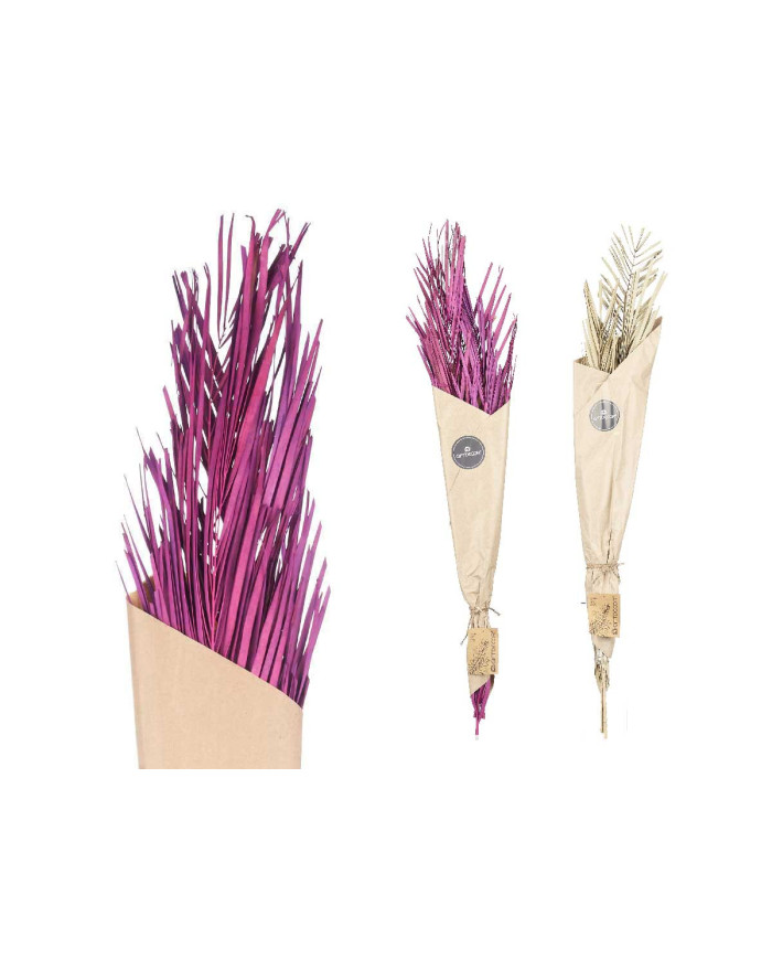RAMILLETE HOJAS PALMERA SURT MORADO Y NATURAL