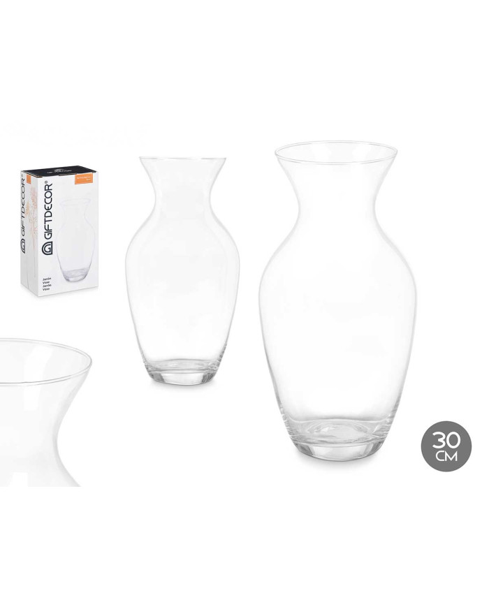 JARRON CRISTAL CUELLO ESTRECHO 30CM