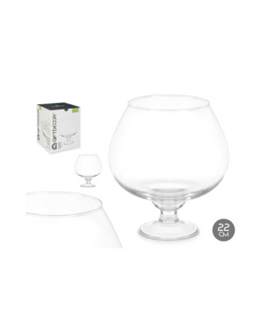 JARRON CRISTAL COPA BALON 22CM