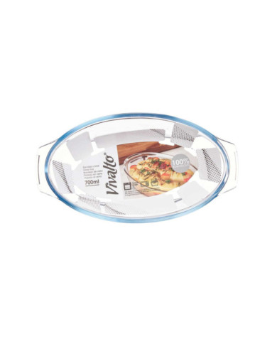 BANDEJA BOROSILICATO OVALADA ASAS 700ML