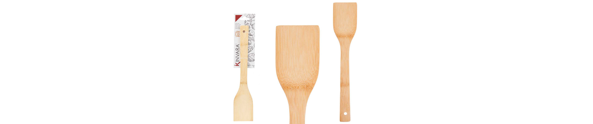 SET 4 PZS BAMBU UTENSILIOS COCINA
