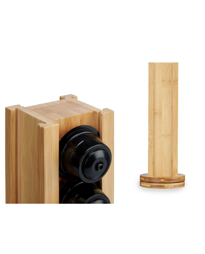 PORTACAPSULAS BAMBU GIRATORIO CAPSULA GRANDE