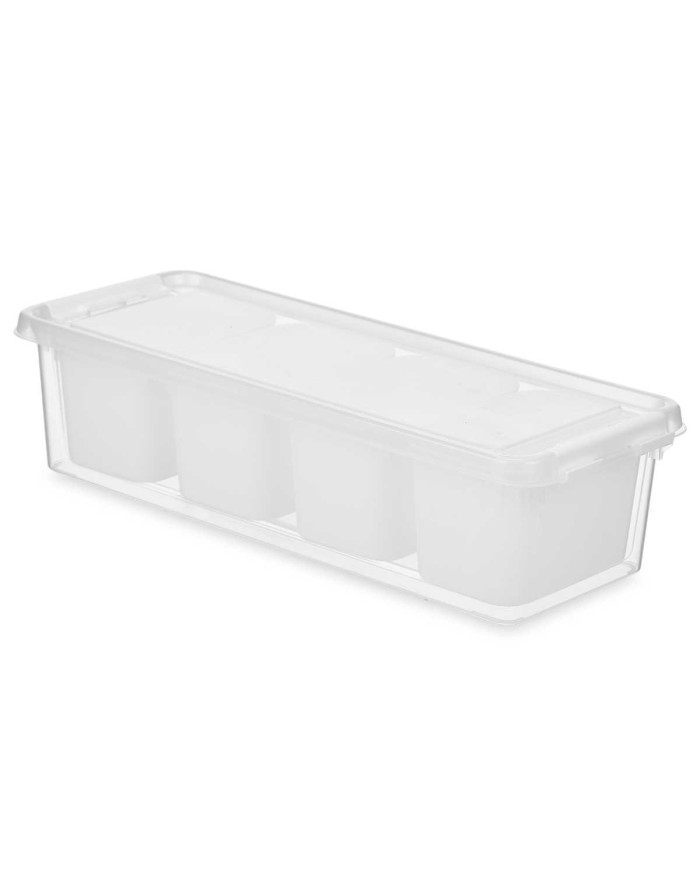 ORGANIZADOR 4 HUECOS ALTO BLANCO