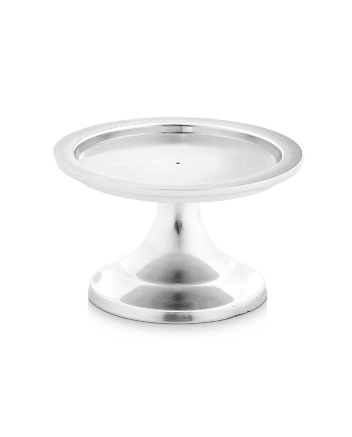 CANDELABRO PEANA PEQ PLATEADO 6CM