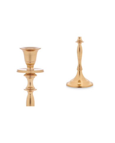 CANDELABRO GRANDE DORADO 24CM