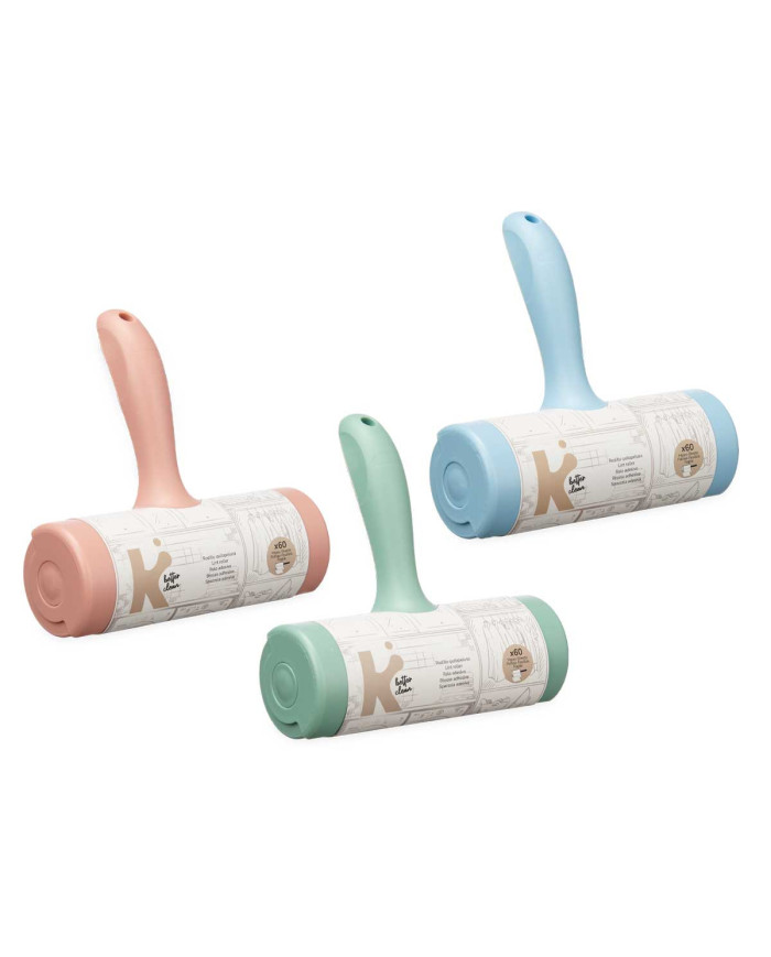 QUITAPELUSA FUNDA Y MANGO 60 HOJAS SURT 3 CLAROS
