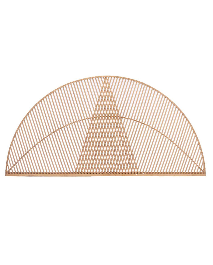 CABECERO RATTAN TRIANGULO NATURAL 160CM