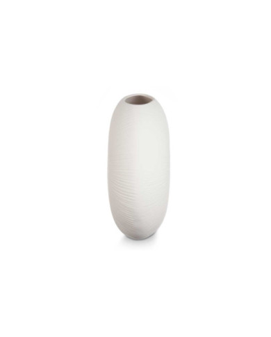 JARRON CERAMICA CIRCULAR 40CM BLANCO