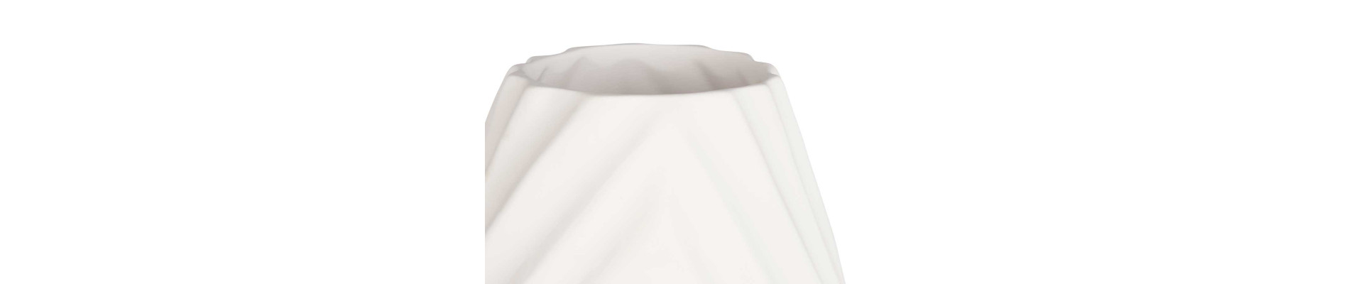 JARRON CERAMICA RAYA DIAGONAL 49CM BLANCO