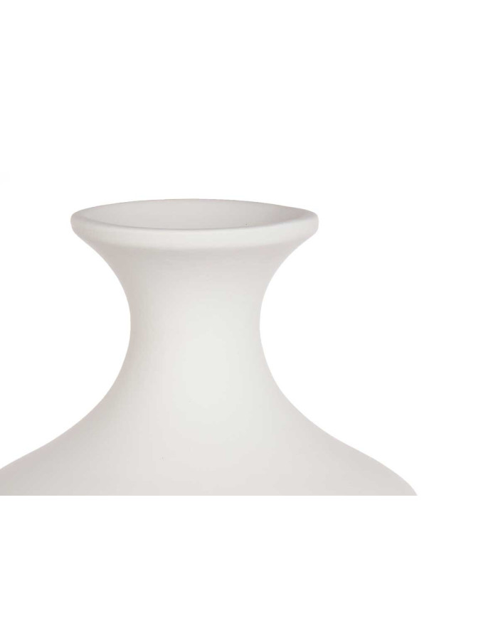 JARRON CERAMICA CUELLO ESTRECHO 39CM BLANCO