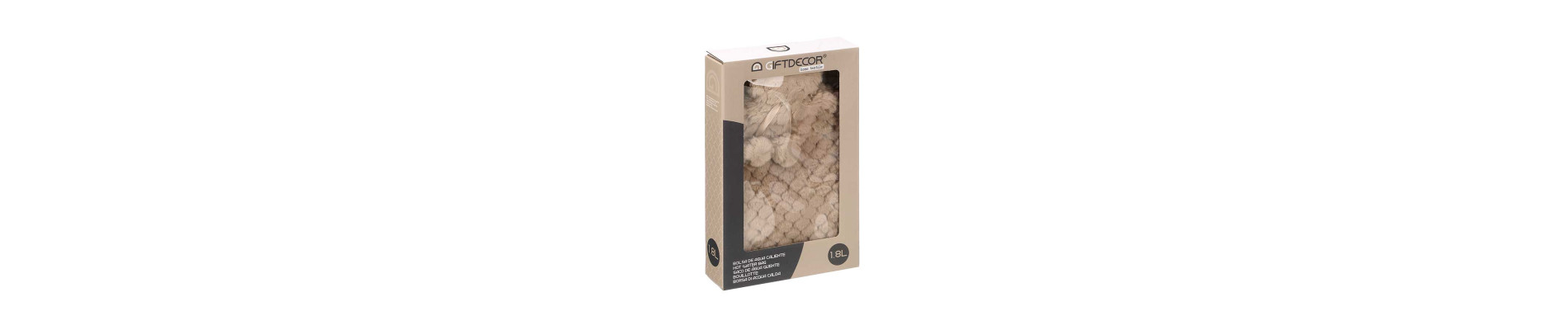 BOLSA AGUA 1.8L FUNDA PELO BEIS