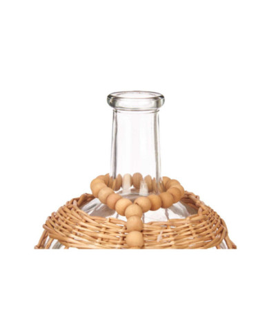 BOTELLA CRISTAL 30CM MIMBRE