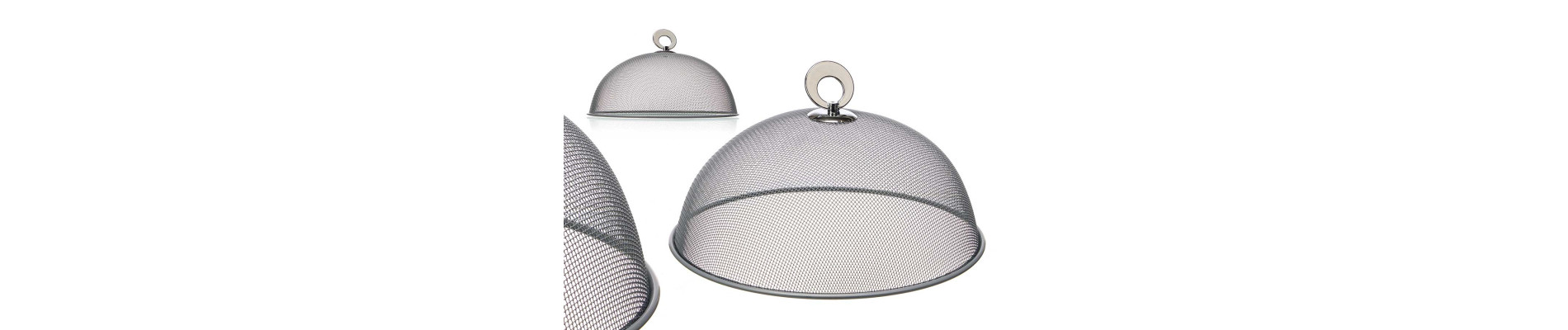 TAPA PLATO 30CM REJILLA PLATA