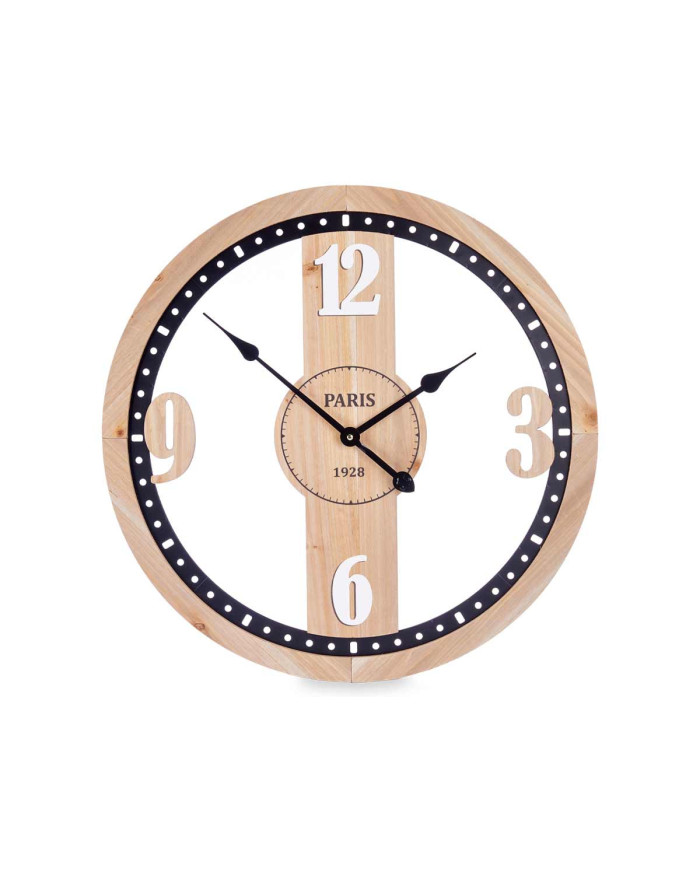 RELOJ PARED MARCO MADERA PARIS