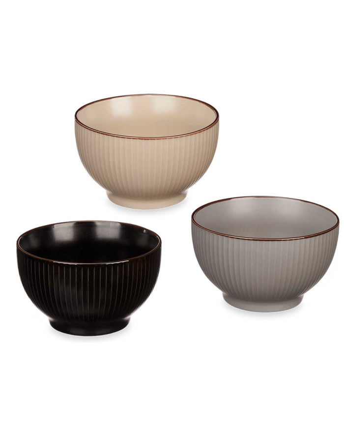 BOWL DESAYUNO 680ML RAYAS COLOR OSCURO SURT 3
