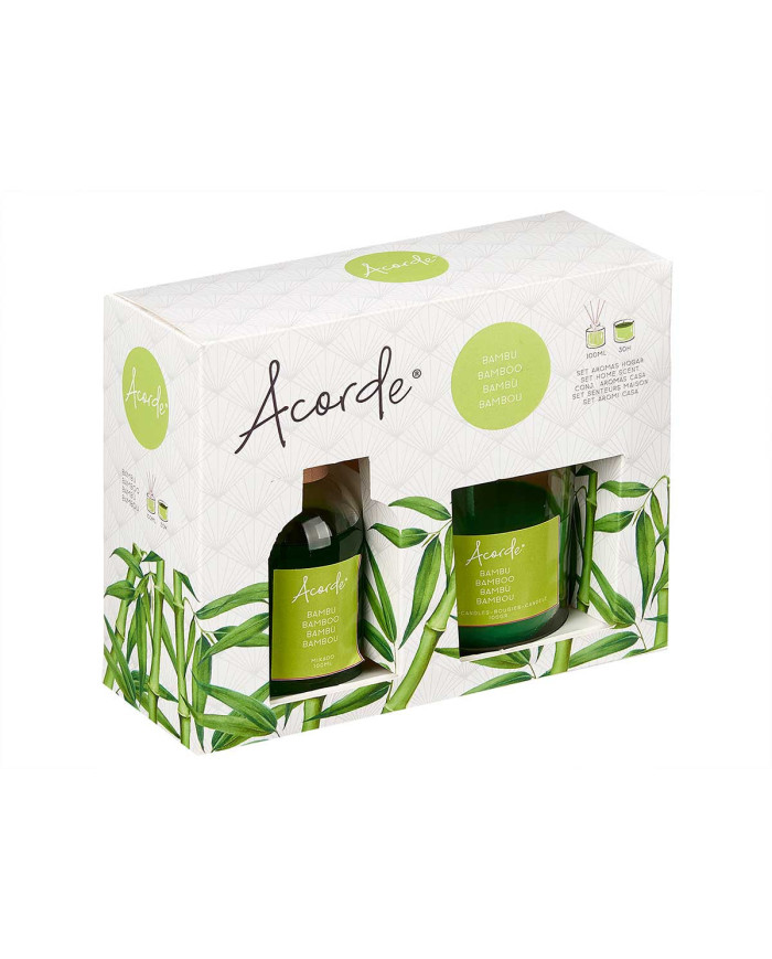 SET MIKADO 100ML VELA 30H BAMBU