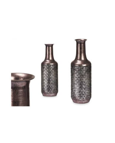 JARRON RELIEVE ALTO PLATA ENVEJECIDO
