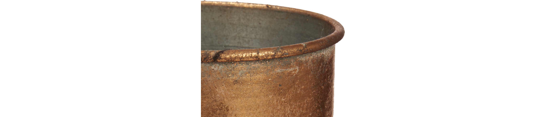 JARRON RELIEVE ANCHO ORO ENVEJECIDO