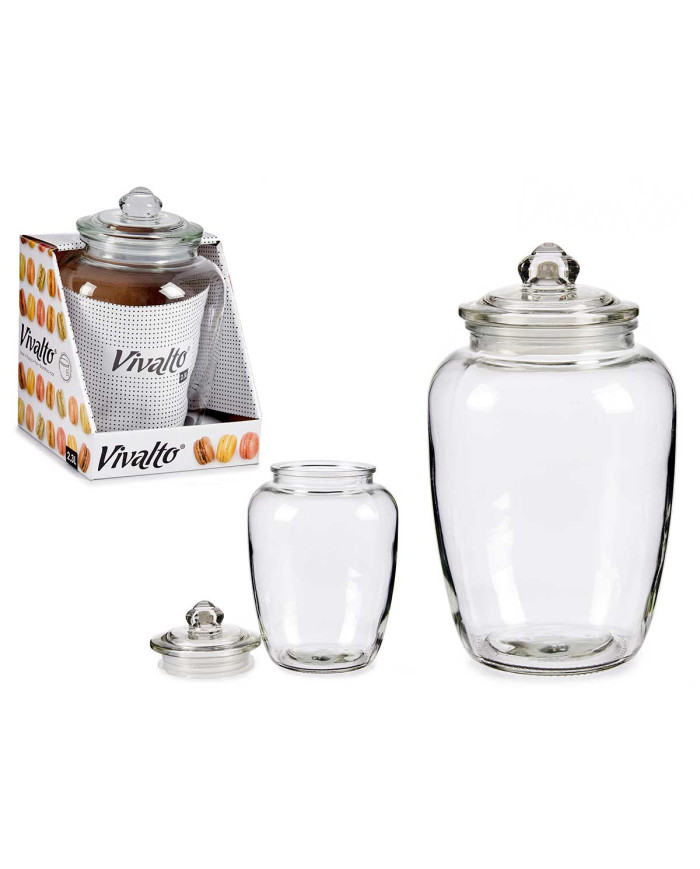 BOTE VIDRIO HERMETICO 2,3L