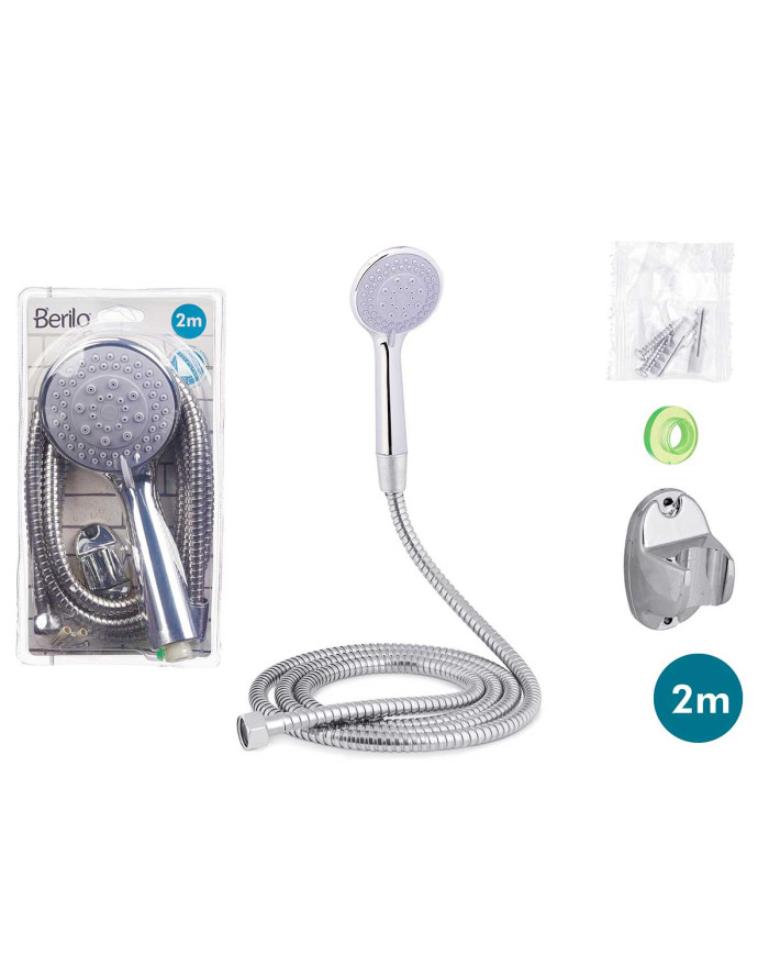 TELEFONO DUCHA MANGUERA 2 M REG BASE GRIS