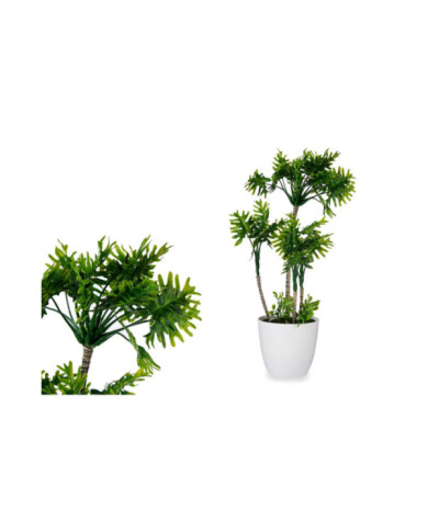 MACETA PLANTA ALTA 4 PALMERAS VERDES