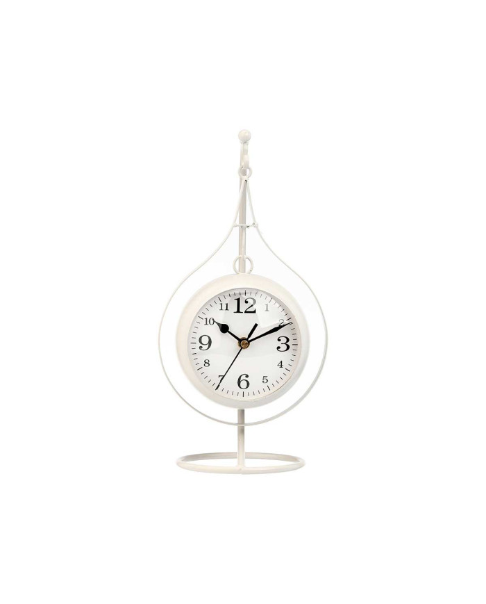 RELOJ FORJA ESFERA OVALADA BLANCO 22,5CM