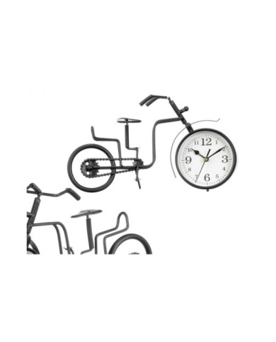 RELOJ FORJA BICICLETA NEGRO 21CM